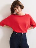 Phase Eight Cristine Knit Batwing Jumper, Red