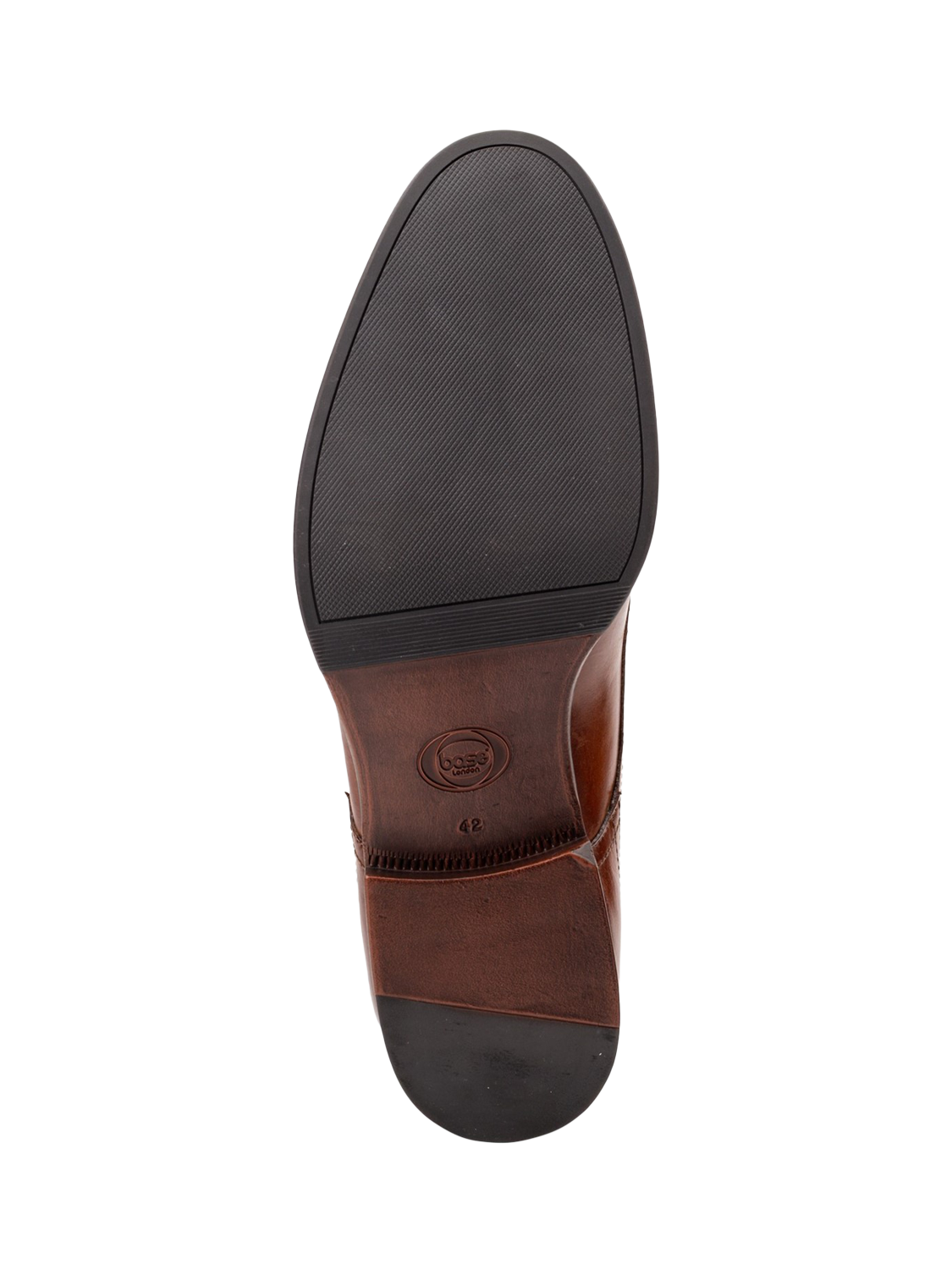 Product image 4 of 11, which shows Base London Edison Leather Derby Shoes, Tan, 6