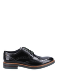 Base London Woburn Leather Lace Up Brogues, Black