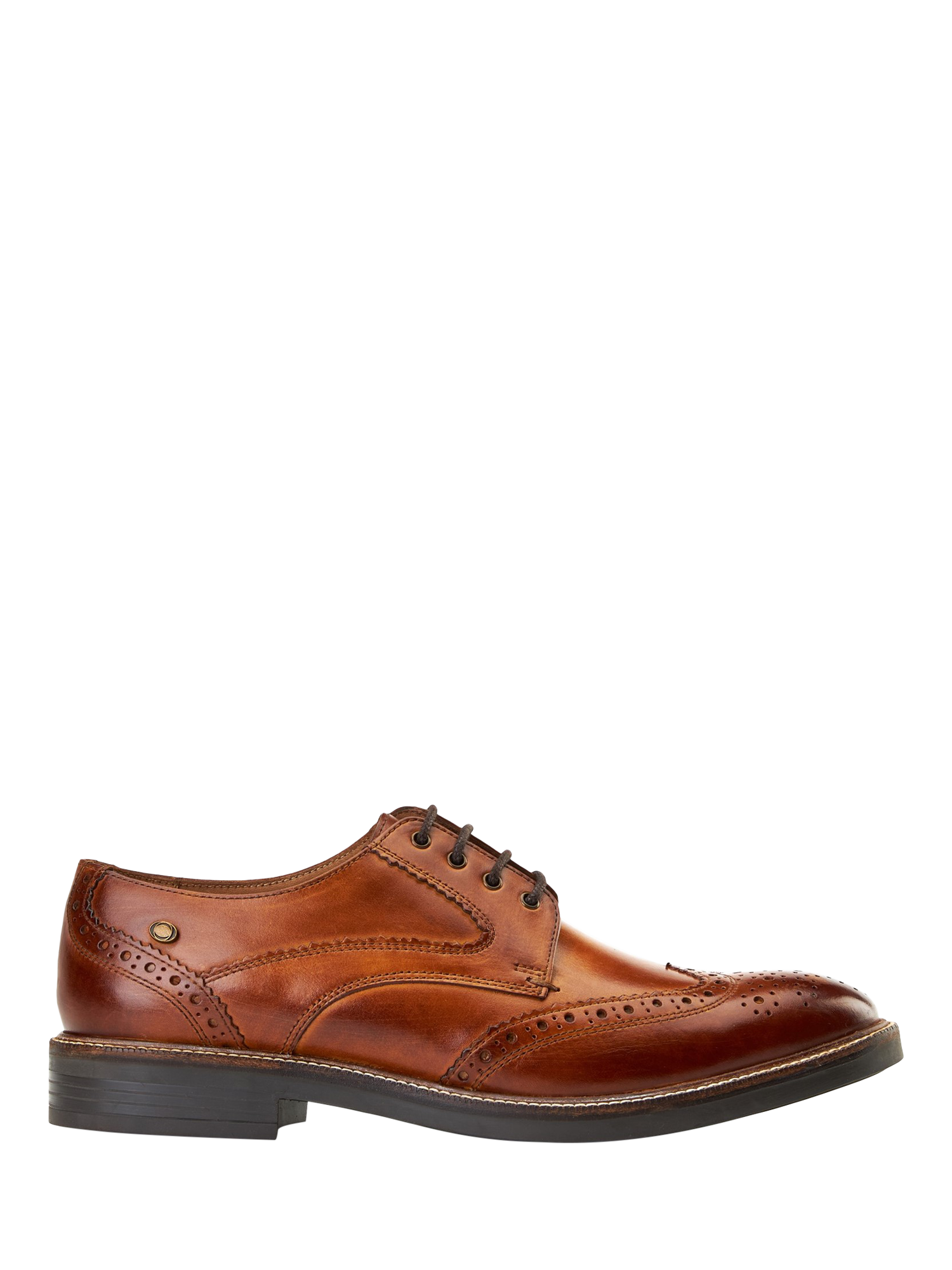 Product image 1 of 1, which shows Base London York Leather Brogues, Tan, 6