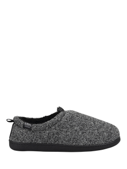 totes Felt Toggle Slippers, Grey, Grey