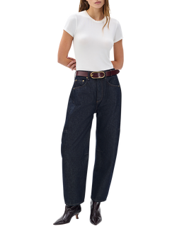 rag & bone Charlie Barrel Leg Jeans - view 2, Black