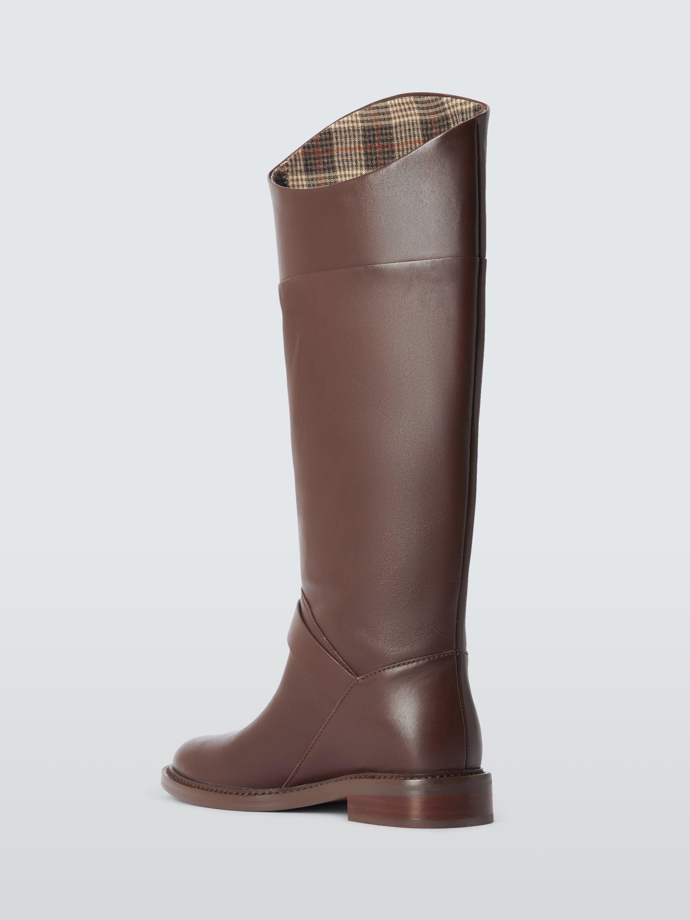 Product image 3 of 6, which shows rag & bone Hayden Leather Riding Boots, Mocha, 4