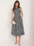 Mint Velvet Floral Print Flared Midi Dress