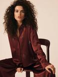 Mint Velvet Embellished Crop Long Sleeved Shirt