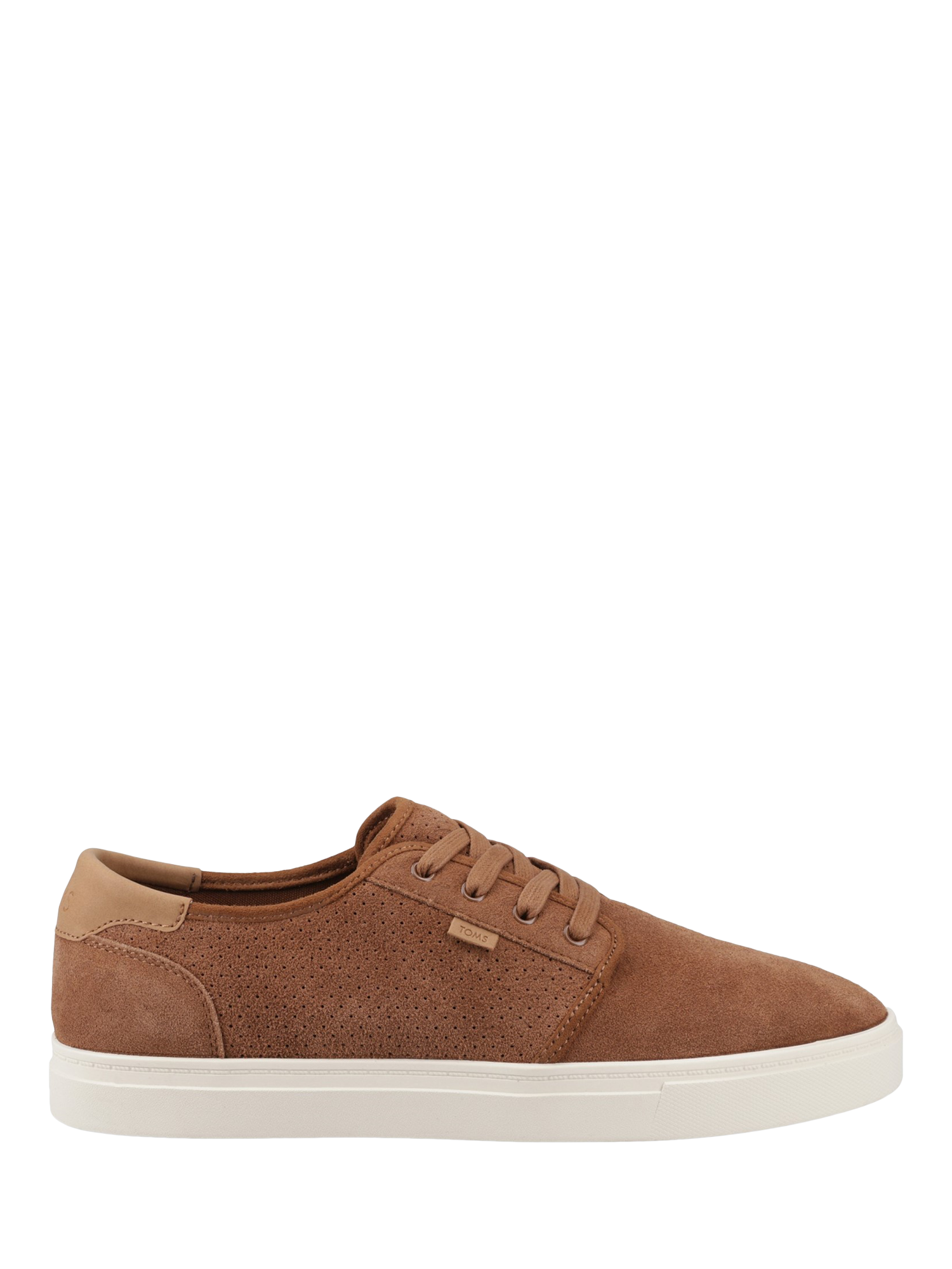 Product image 1 of 4, which shows TOMS Carlo 2.0 Lace Up Trainers, Light Brown, 7