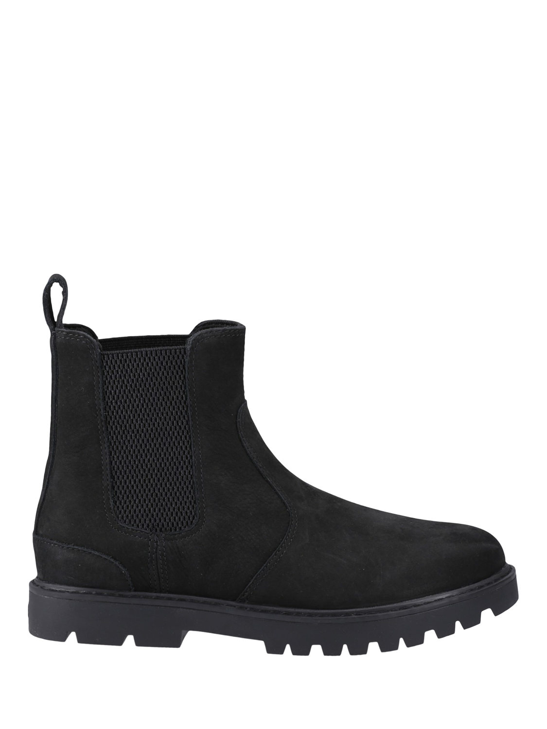 Product image 1 of 4, which shows TOMS Griffin Leather Water-Resistant Chelsea Boots, Black, 7