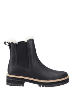 TOMS Bennet Leather Boots, Black