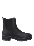 TOMS Bennet Water Resistant Leather Chelsea Boots, Black