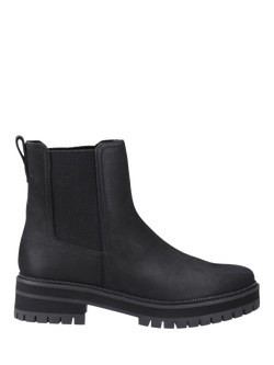 TOMS Bennet Water Resistant Leather Chelsea Boots, Black, Black