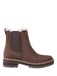 TOMS Bennet Water Resistant Leather Chelsea Boots, Dark Brown