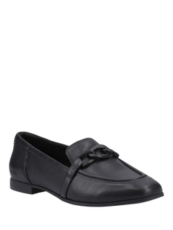 TOMS Lynette Leather Loafers, Black - view 2, Black