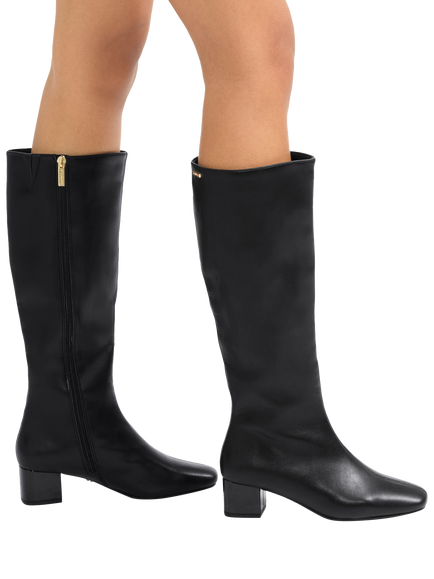 Carvela Cleo Knee High Boots - view 2, Black