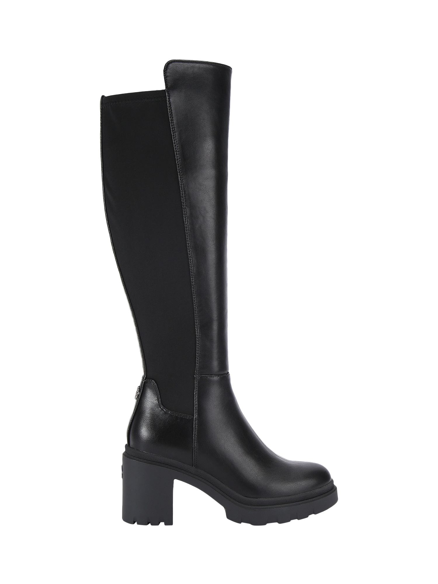 Product image 1 of 4, which shows Carvela Boulder Calf Boots, Black, 3