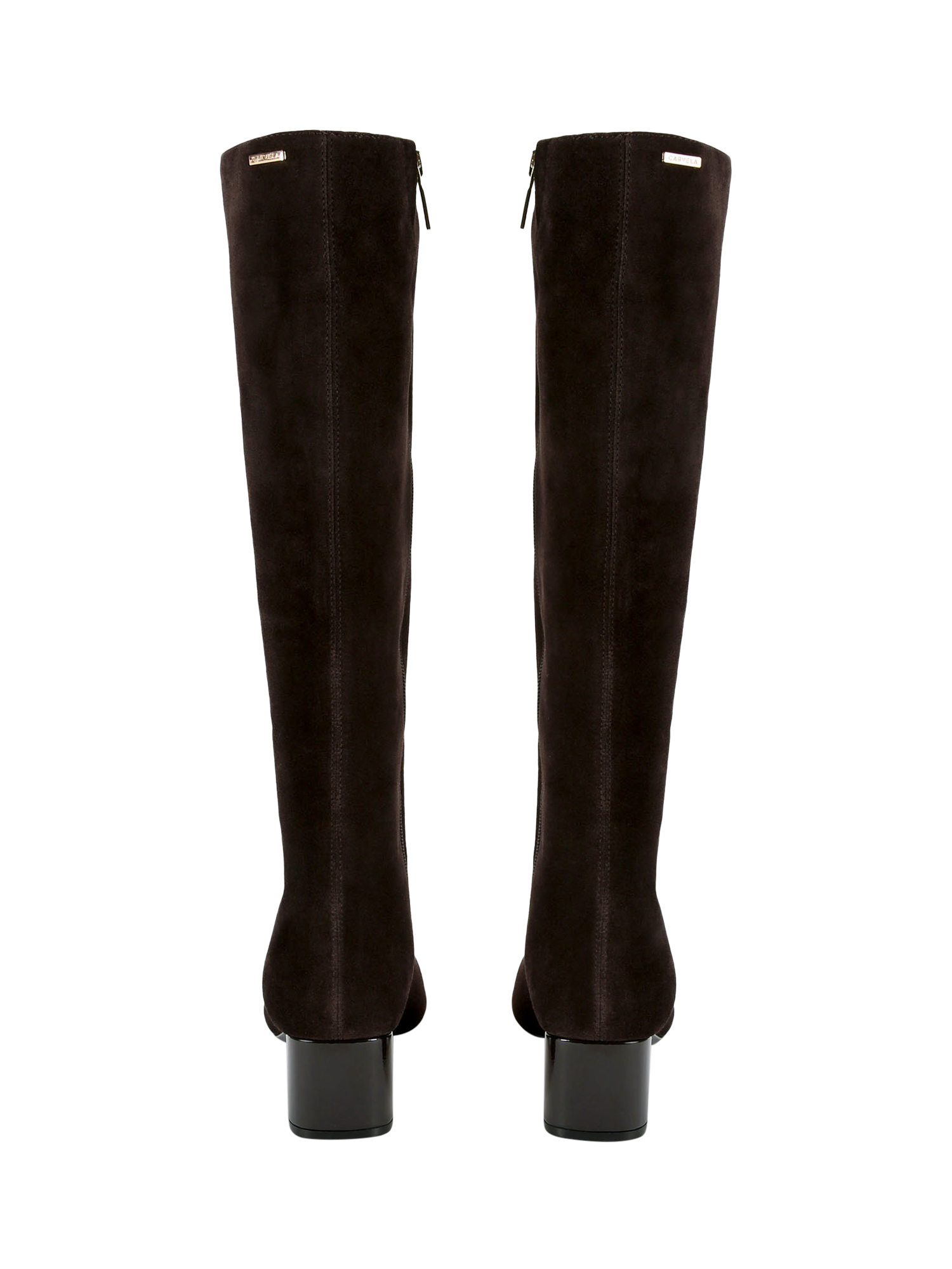 Product image 3 of 4, which shows Carvela Cleo Knee High Boots, Brown, 3