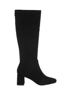 Carvela Corsano Microsuede Knee High Boots, Black