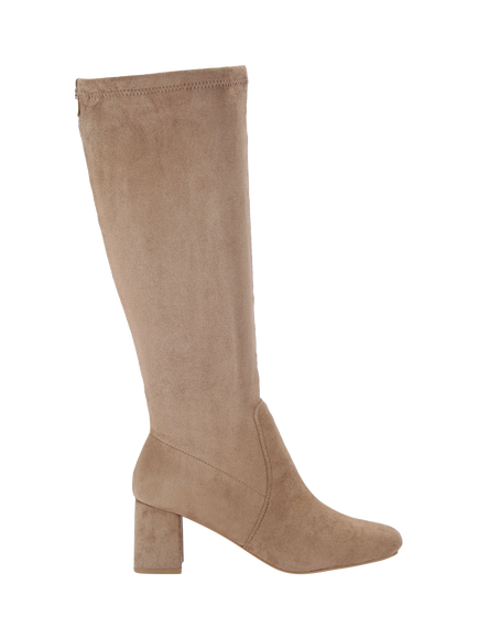 Carvela Corsano Microsuede Knee High Boots, Taupe
