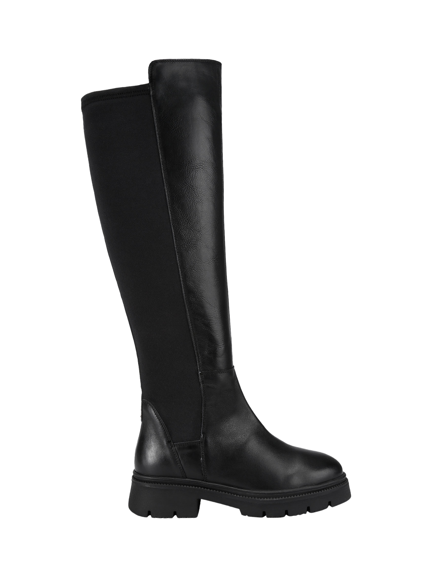 Product image 1 of 5, which shows Carvela Malfa Leather Knee High Boots, Black, 3