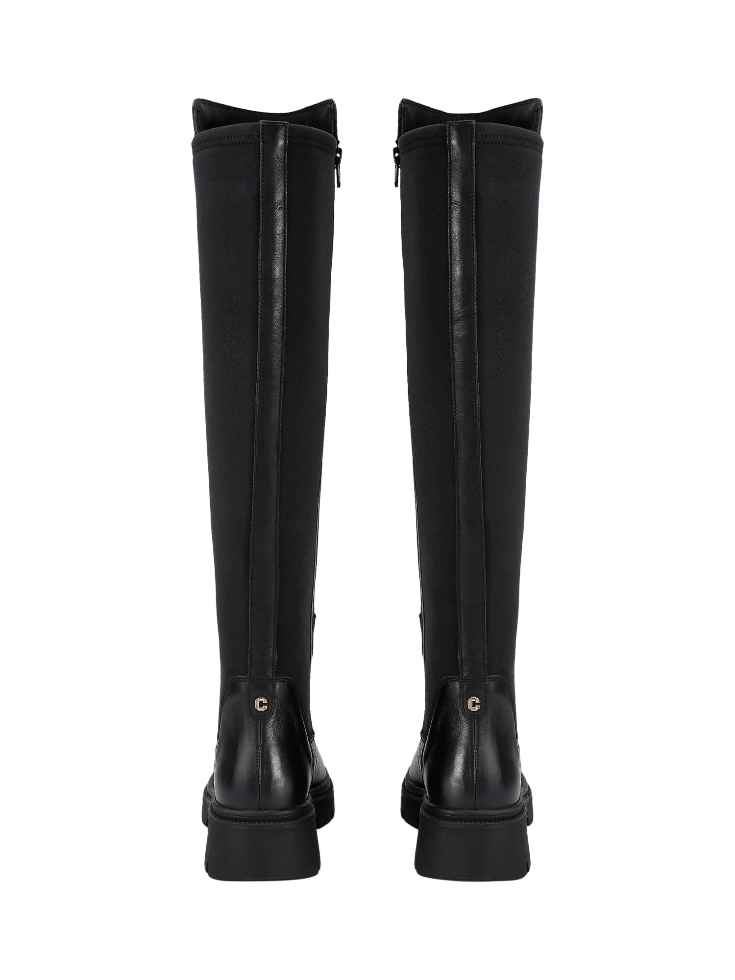 Product image 4 of 5, which shows Carvela Malfa Leather Knee High Boots, Black, 3