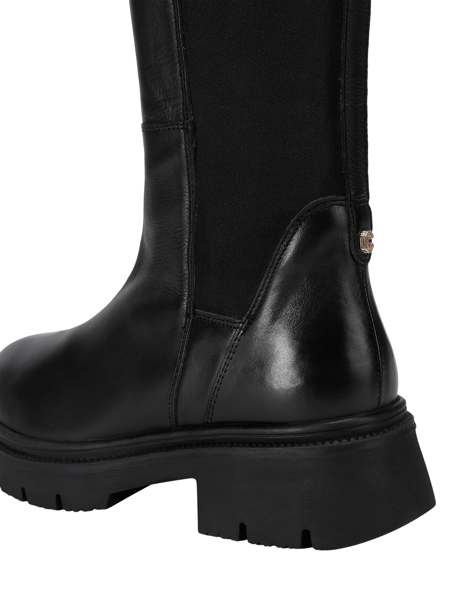 Product image 5 of 5, which shows Carvela Malfa Leather Knee High Boots, Black, 3