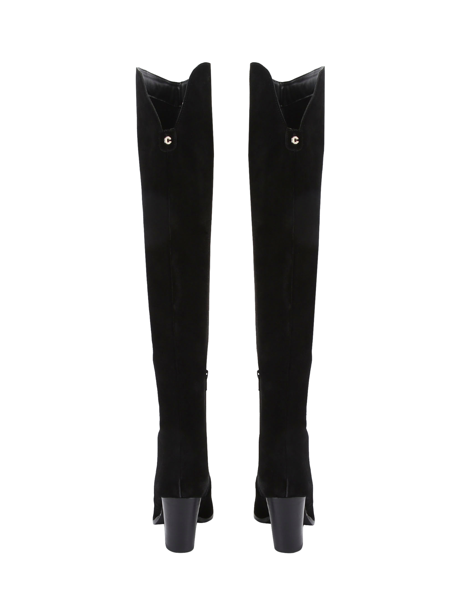 Product image 4 of 5, which shows Carvela Martano Suede Over The Knee Boots, Black, 3