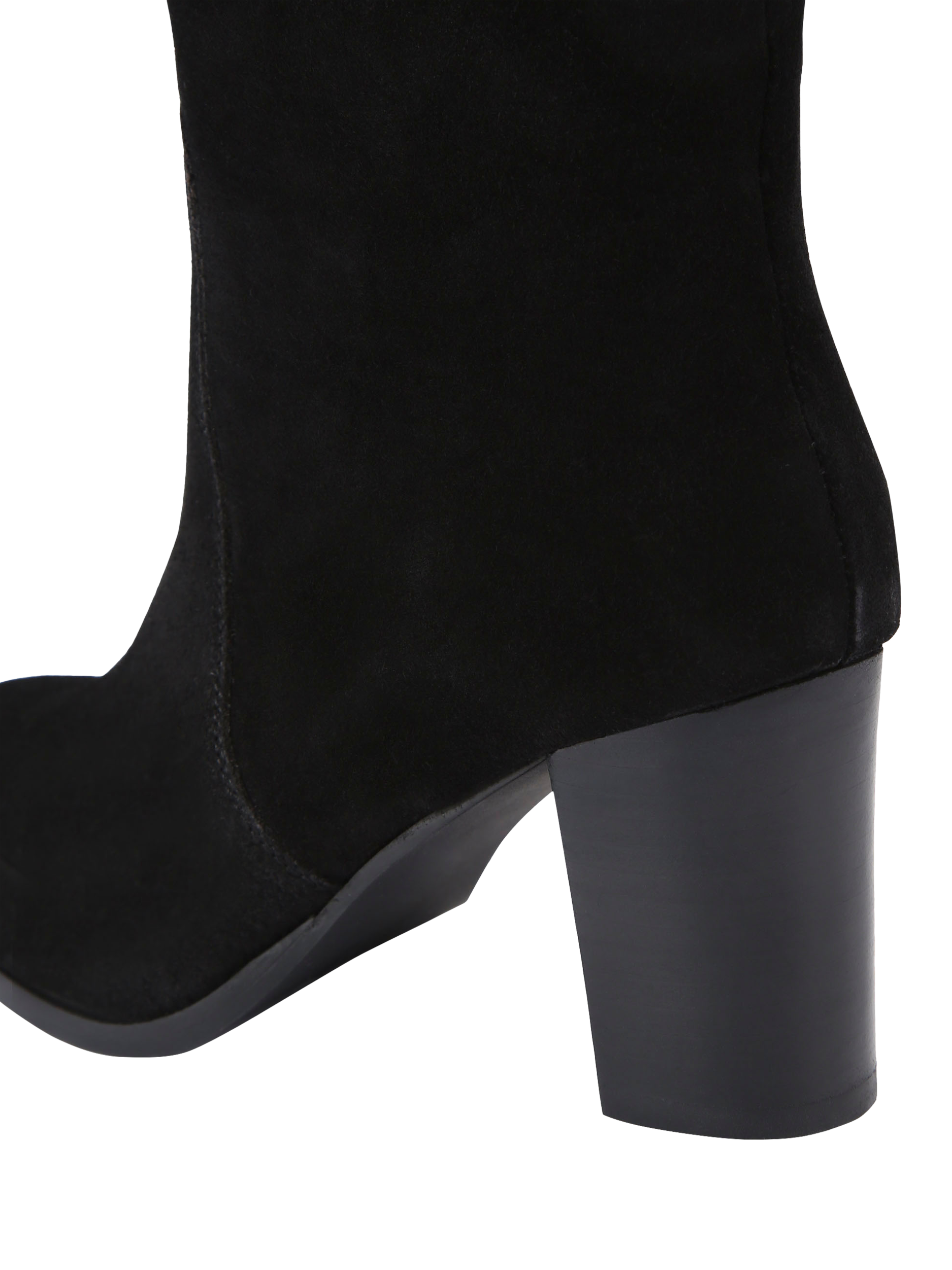 Product image 5 of 5, which shows Carvela Martano Suede Over The Knee Boots, Black, 3