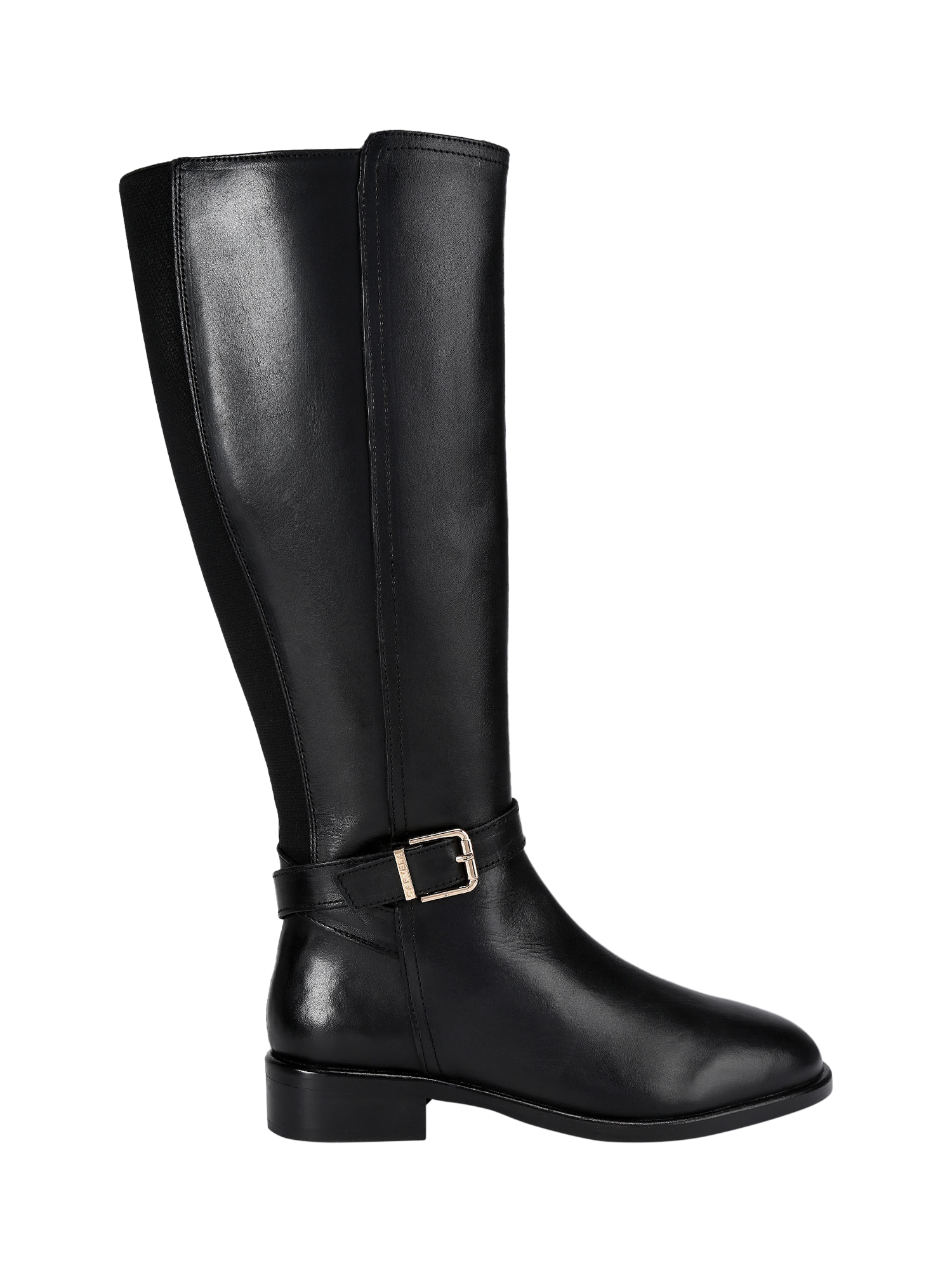 Product image 1 of 5, which shows Carvela Pienza Leather Riding Boots, Black, 3