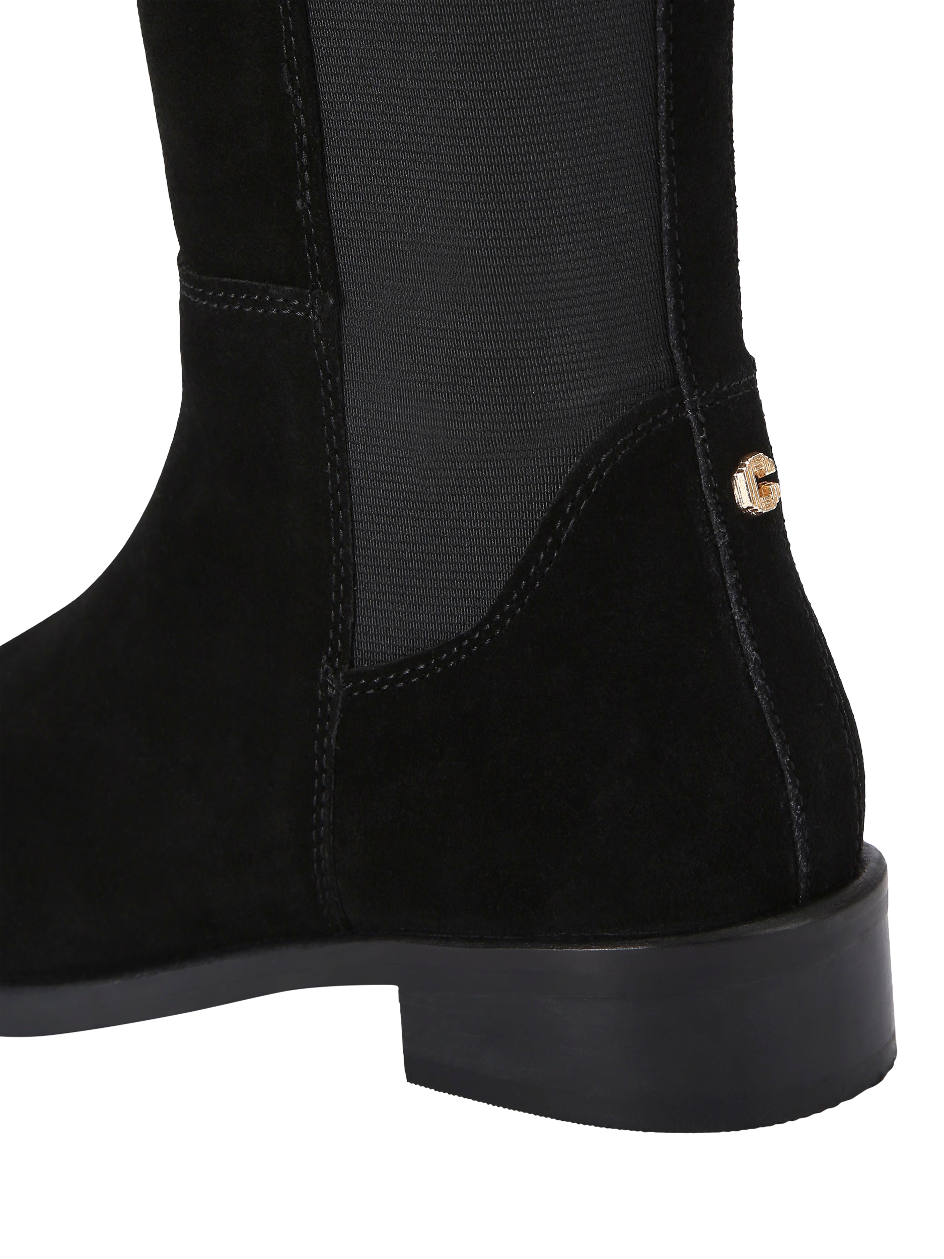 Product image 4 of 4, which shows Carvela Pienza Knee High Boots, Black/Comb, 3