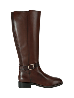 Carvela Pienza Leather Riding Boots, Brown