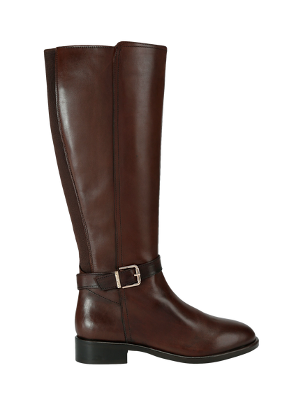Carvela Pienza Leather Riding Boots, Brown