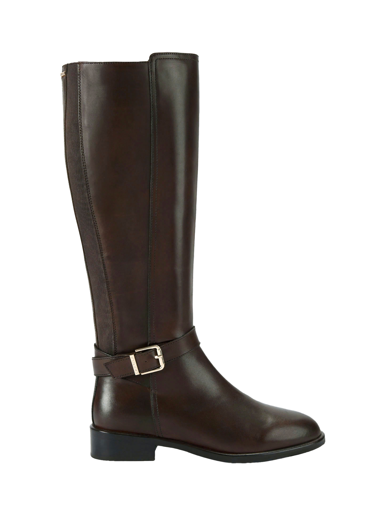 Product image 1 of 5, which shows Carvela Pienza Leather Riding Boots, Brown, 3