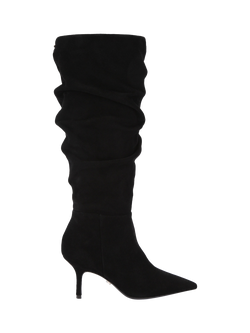 Carvela Spirit Slouch Suede Calf Boots, Black