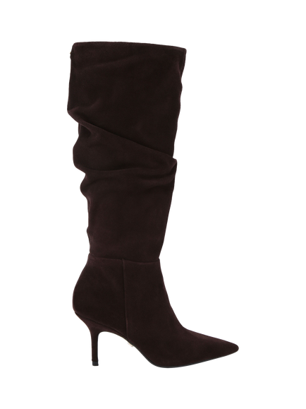 Carvela Spirit Slouch Suede Calf Boots, Brown