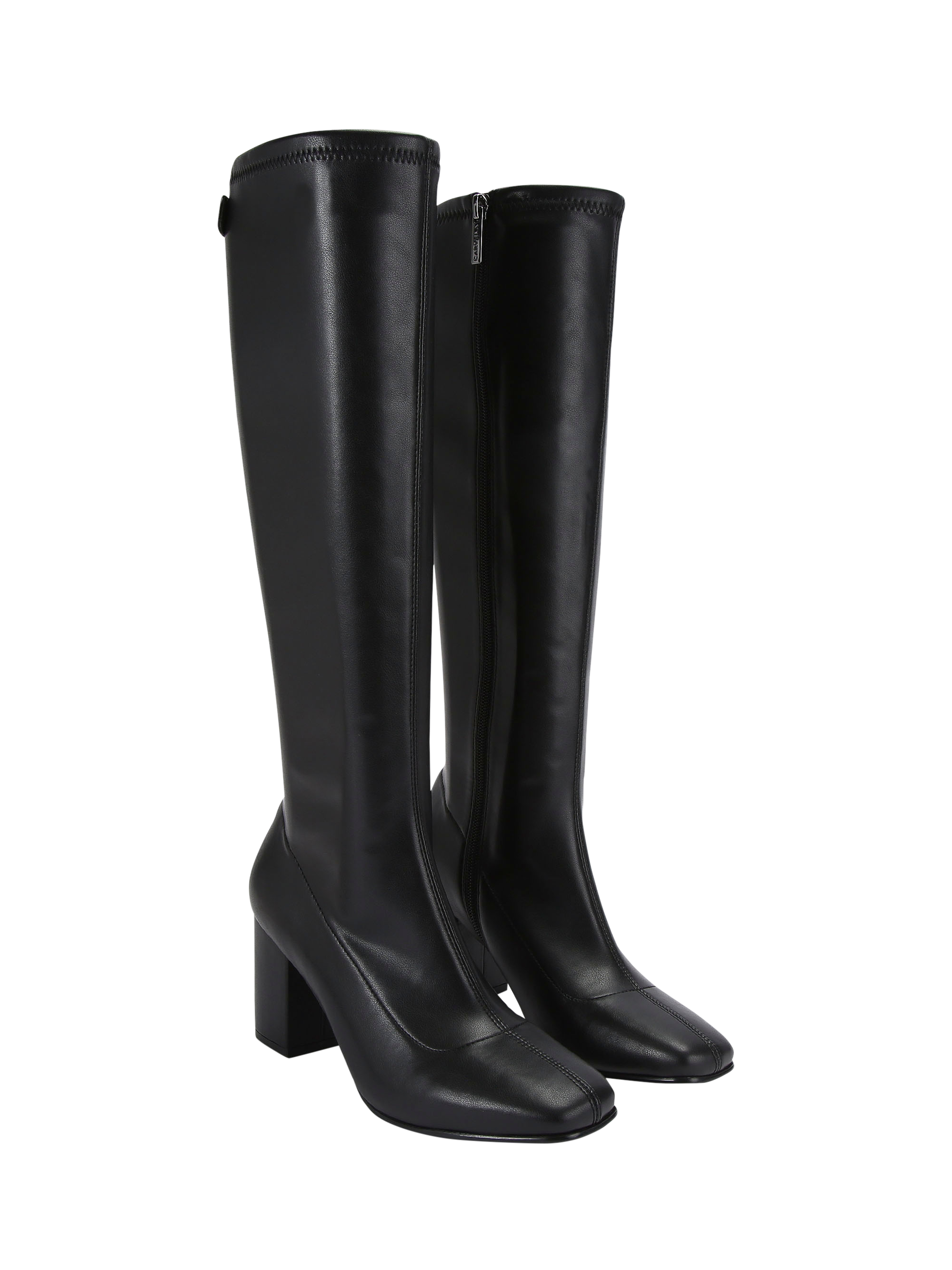 Product image 3 of 4, which shows Carvela Strut Knee High Boots, Black, 3