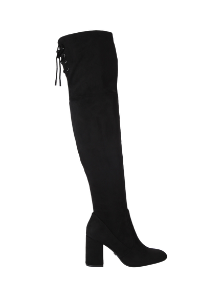 Carvela Vito Over The Knee Boots, Black, Black