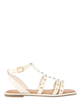 Carvela Alia Leather Gladiator Sandals, Bone