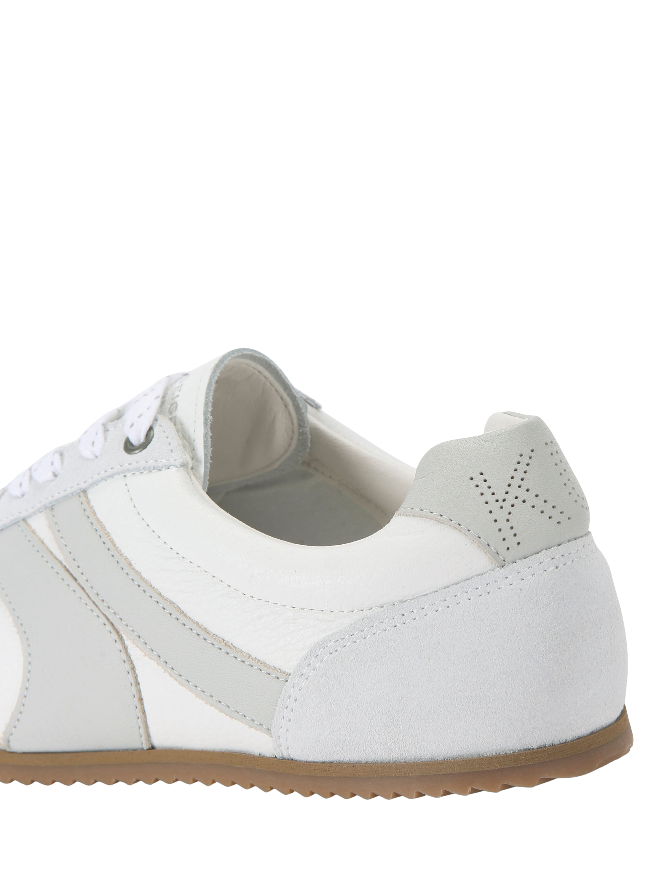 Product image 4 of 5, which shows Kurt Geiger London Eldon Leather Trainers, White, 7