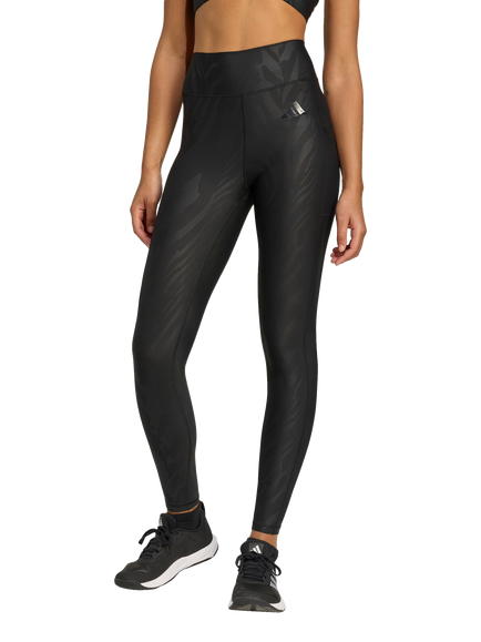 adidas Optime Full Length Leggings, Black, Black