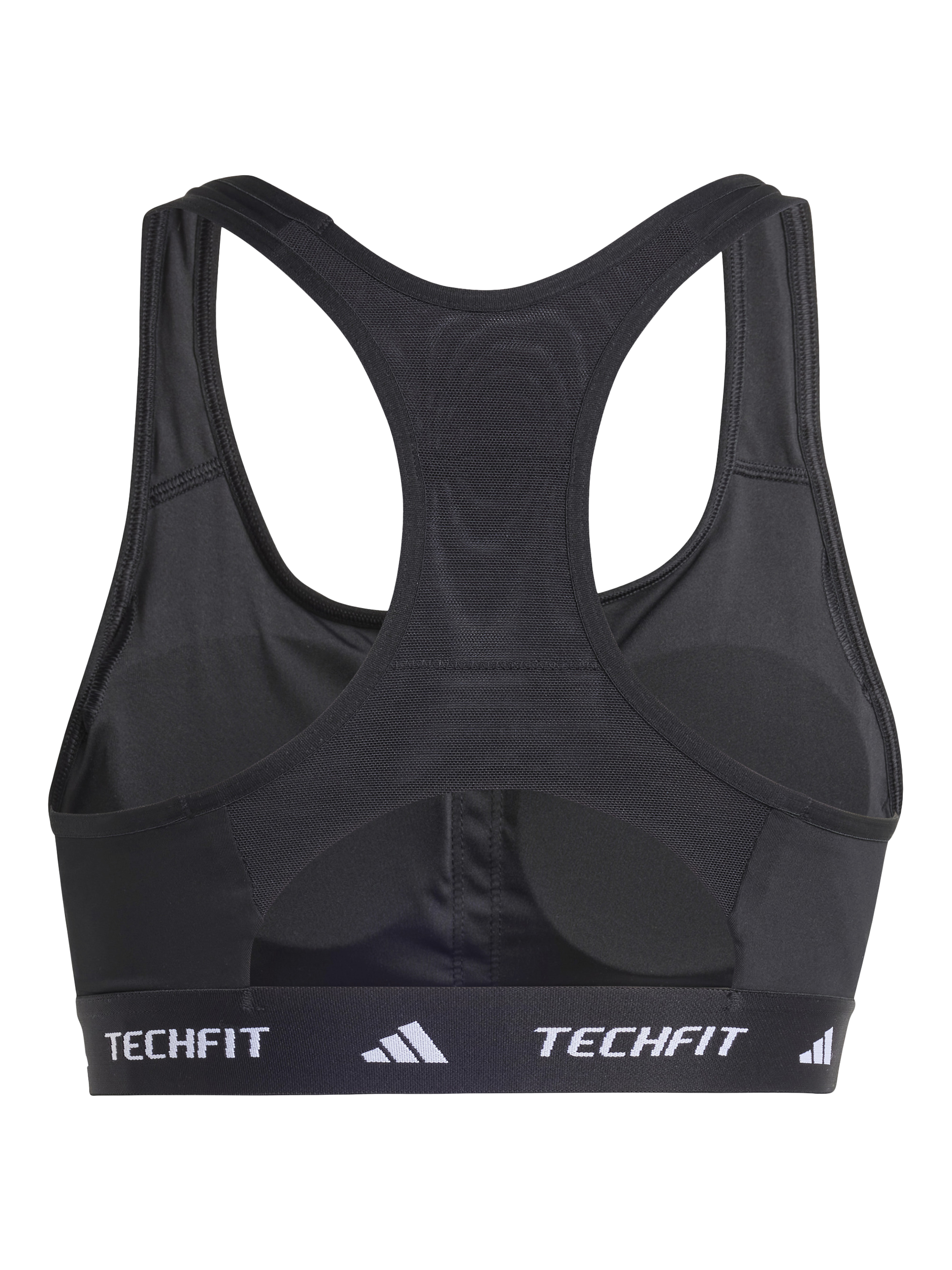 Product image 6 of 7, which shows adidas TECHFIT Sports Bra, Black, XS