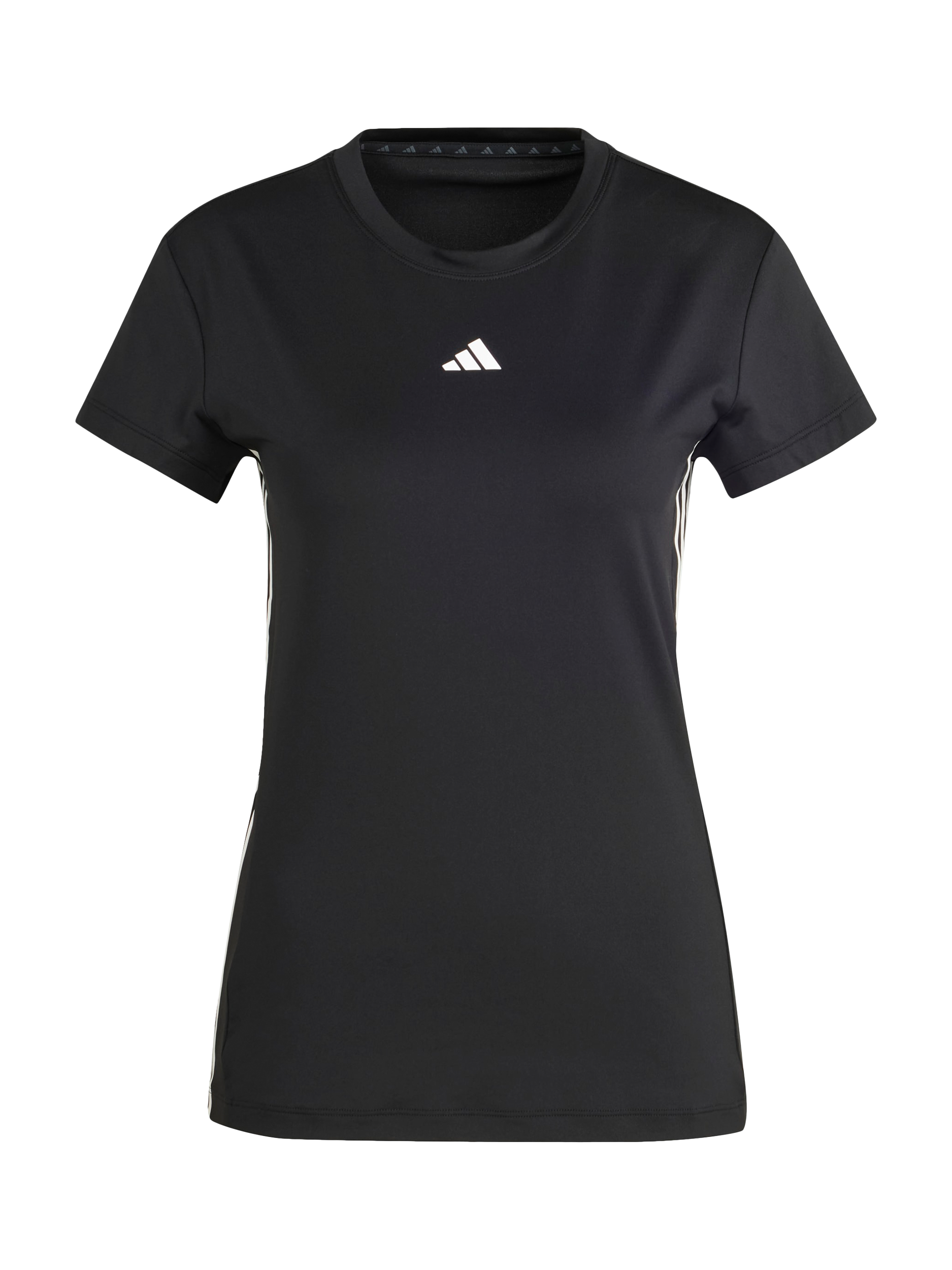 Product image 5 of 6, which shows adidas Hyperglam Training T-Shirt, Black/White, XS