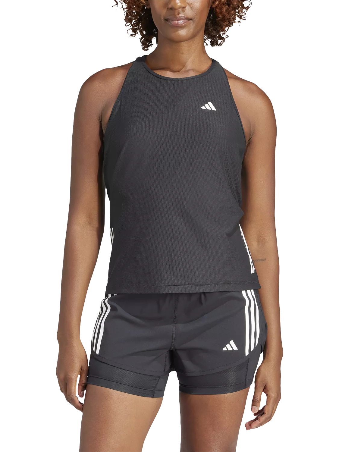 Product image 1 of 1, which shows adidas Own the Run Tank Top, Black, XS