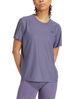 adidas Own the Run AEROREADY T-Shirt, Purple, Purple