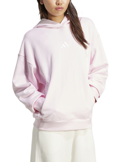 adidas Women's All SZN French Terry Loose Hoodie, Pink, Pink
