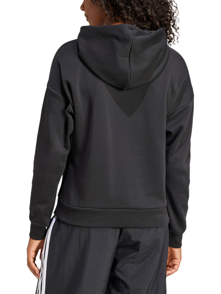 adidas Essentials Small Logo Feel Cosy Hoodie, Black/White - view 2, Black/White
