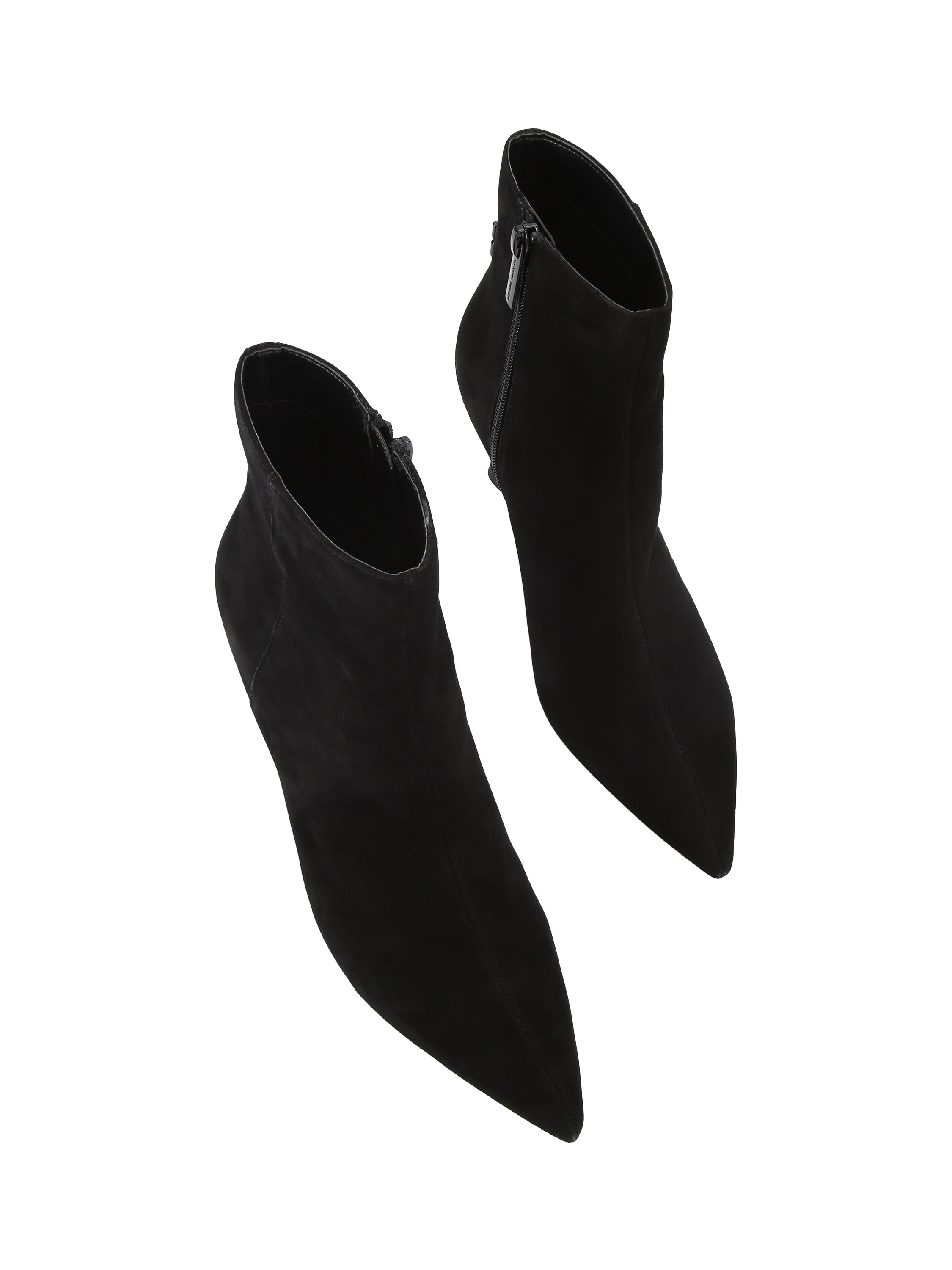 Product image 3 of 4, which shows KG Kurt Geiger Aria Suede Ankle Boots, Black, 3