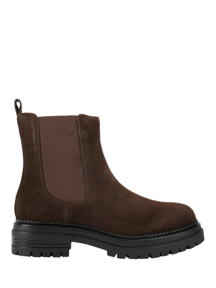 KG Kurt Geiger Tasha Suede Ankle Boots, Brown, Brown