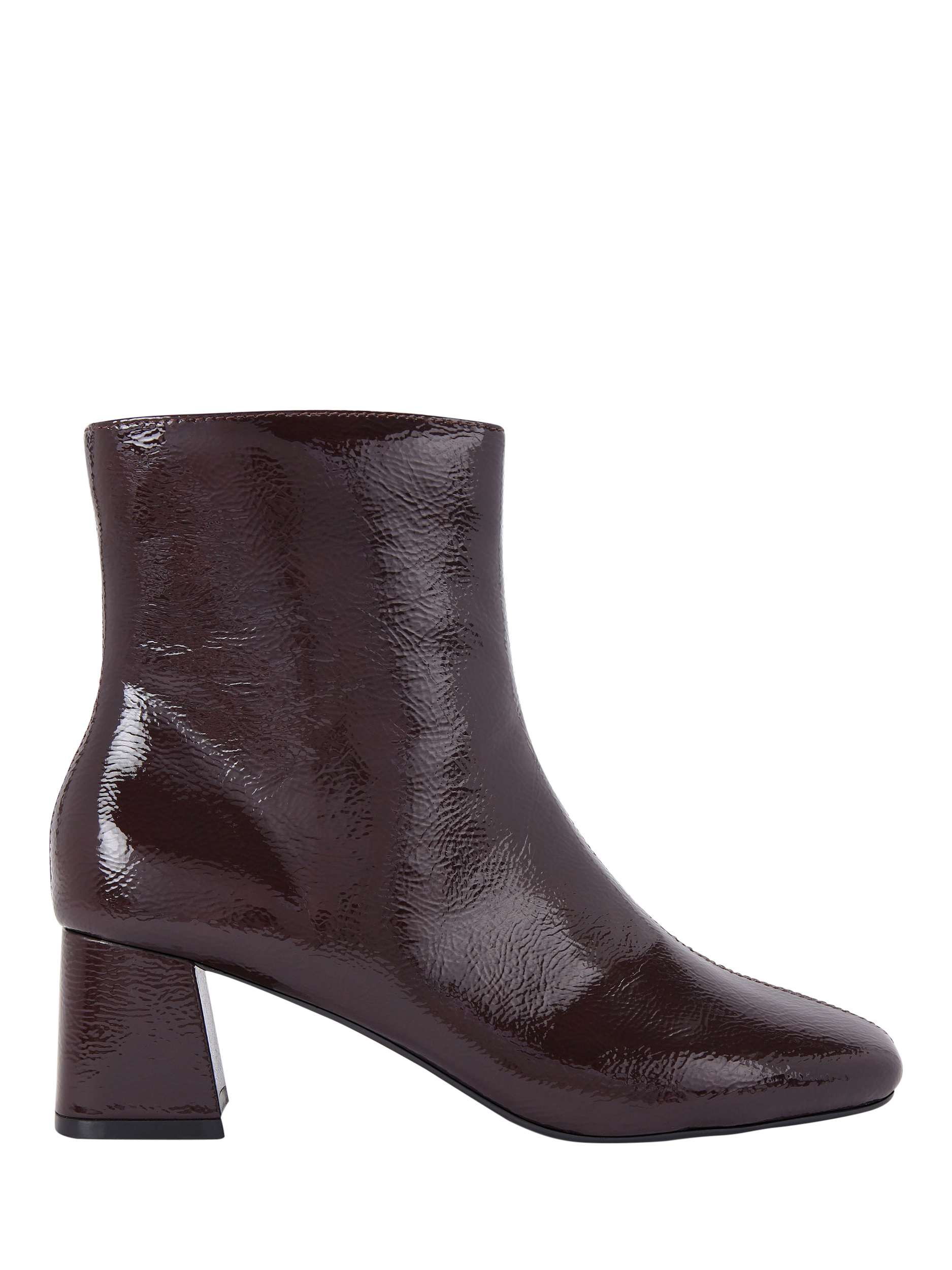 Product image 1 of 5, which shows KG Kurt Geiger Storm Ankle Boots, Wine, 3