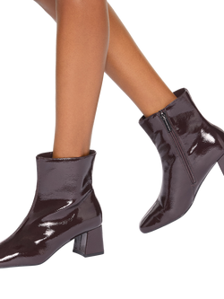 KG Kurt Geiger Storm Ankle Boots, Wine - view 2, Wine