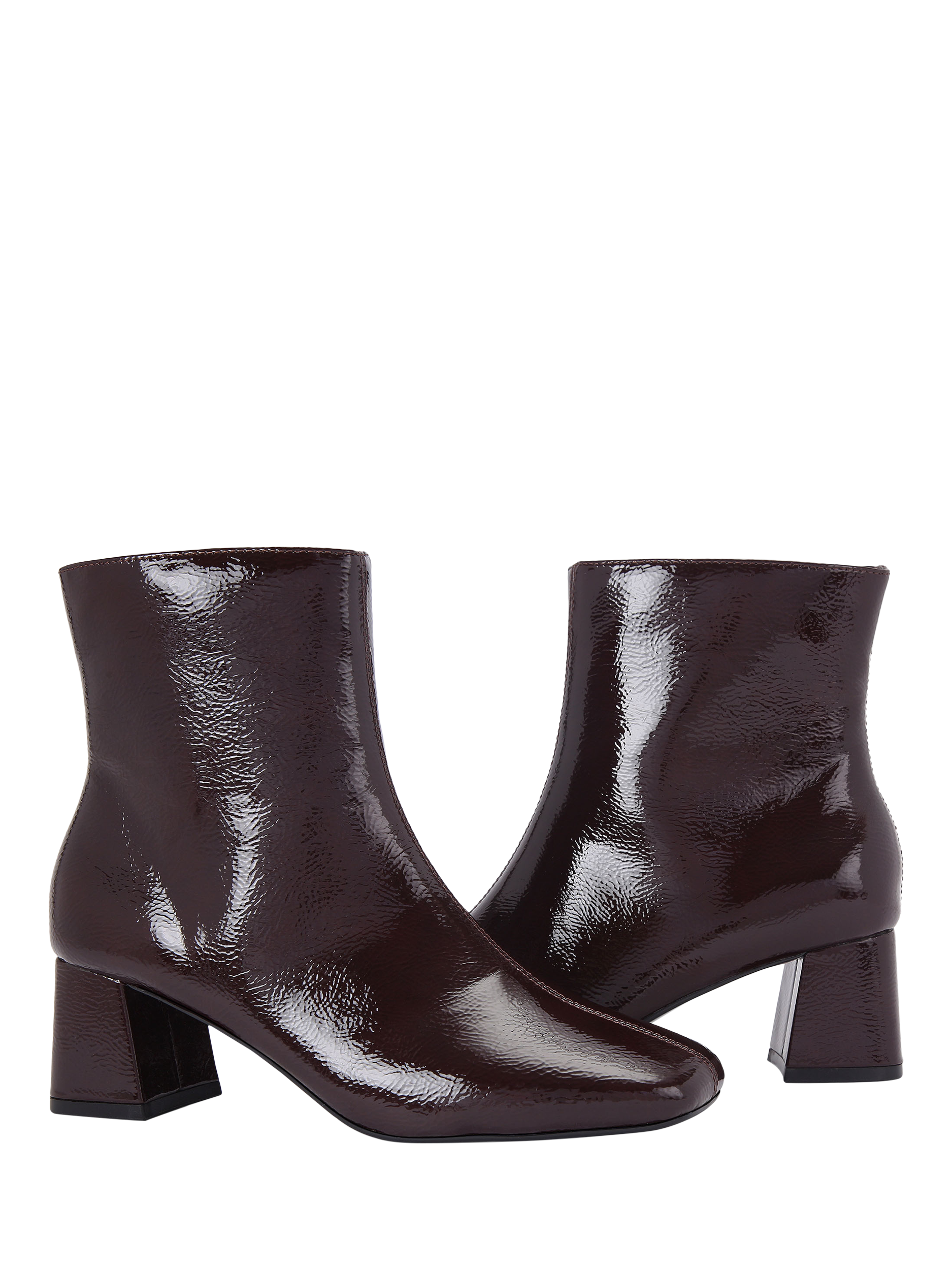 Product image 5 of 5, which shows KG Kurt Geiger Storm Ankle Boots, Wine, 3
