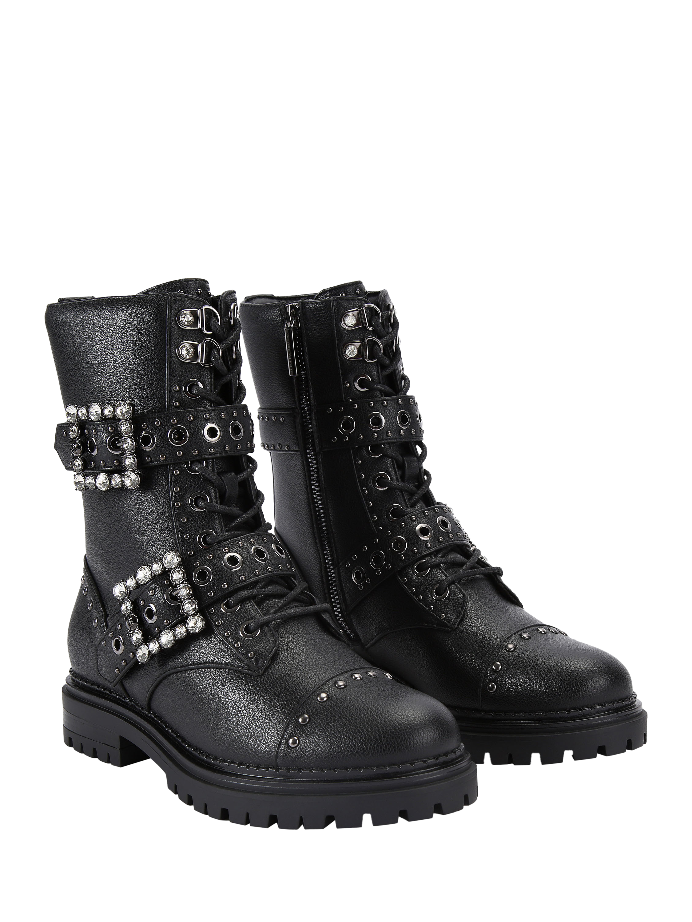 Product image 5 of 5, which shows KG Kurt Geiger Tank Ankle Boots, Black, 3